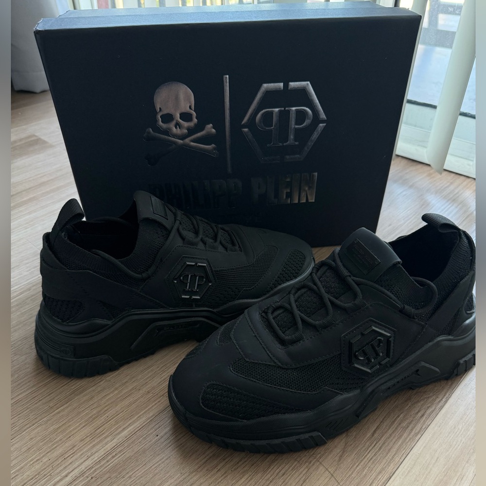 New Philipp Plein Black Sneakers